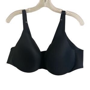 Cacique Black Lined Underwire Bra Size 44C